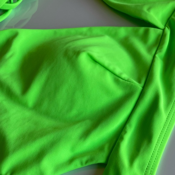 Aerie Neon Green Bikini top Women’s Size M - Picture 4 of 7